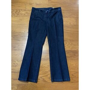 Talbots Jeans Signature Boot Size 14P / 32 Petite Dark Blue New! NWT $150